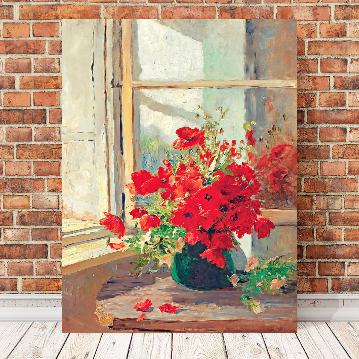 Stunning Bouquet of Poppies Wall Art by Denise Dundon
