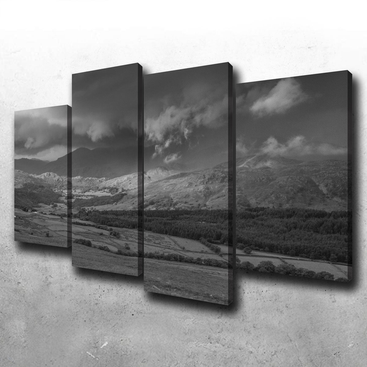 Stormy Fields Exquisite Wall Art by Mike Cotton