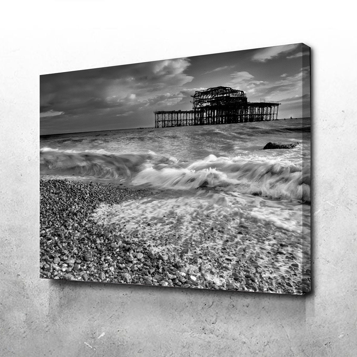Stunning Brighton West Pier Wall Art by Mike Cotton