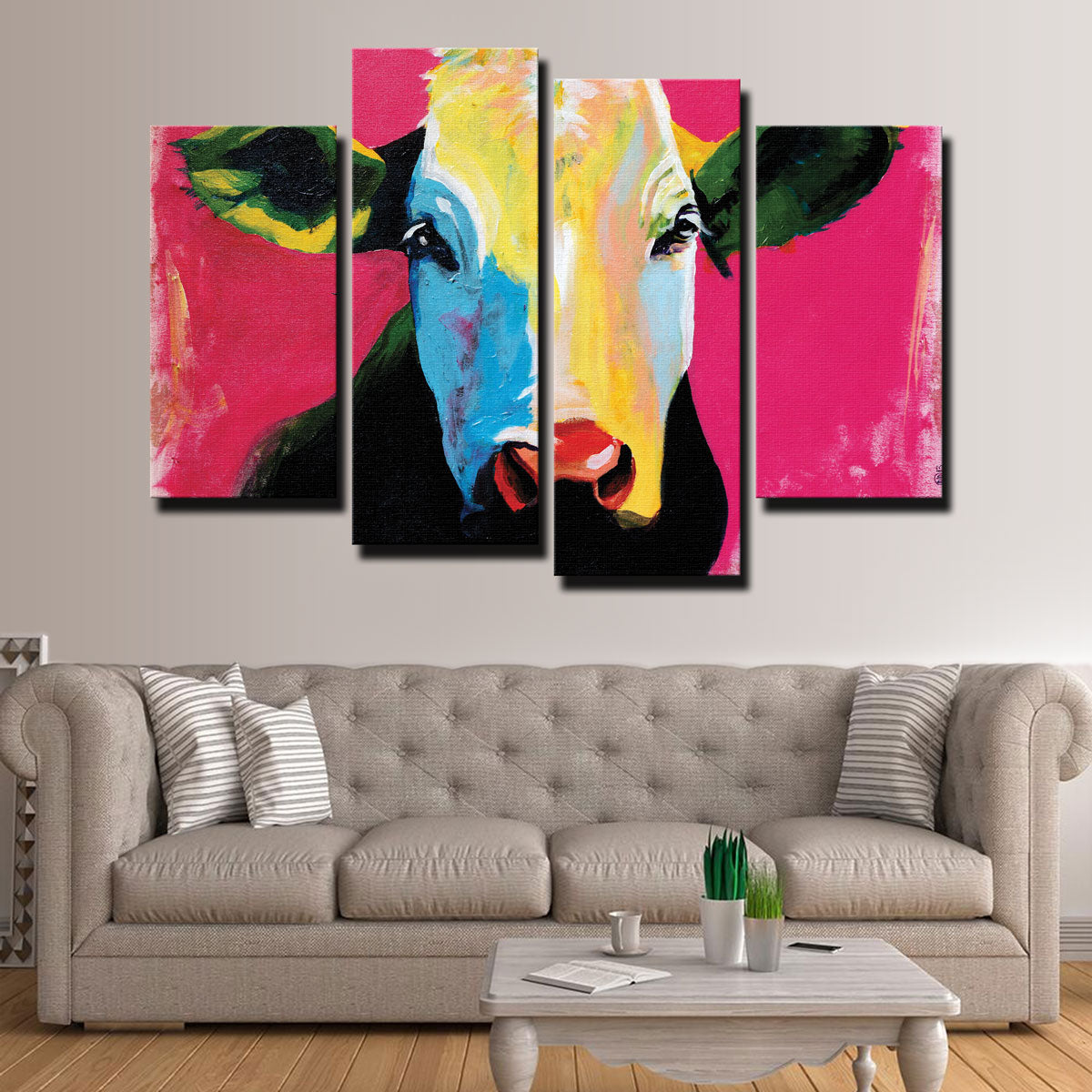 Stunning Vache Wall Art by Didier Chastan