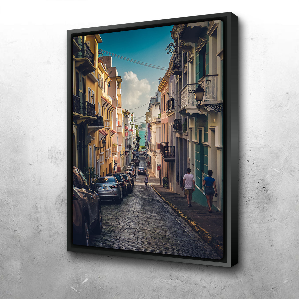 Stunning Street of San Juan Puerto Rico Wall Art by Charity Dos Santos