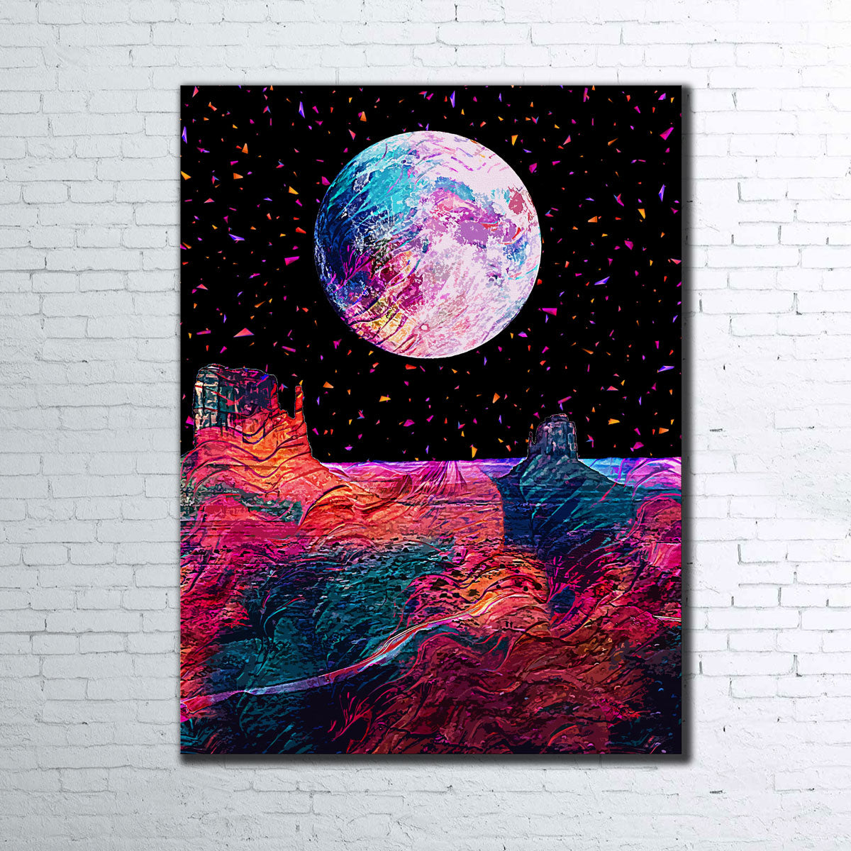 Stunning Moonscape 11 Wall Art by Gab Fernando