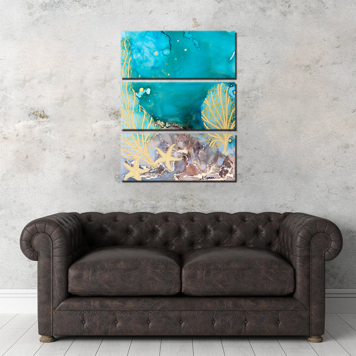 Stunning Turquoise Waters Wall Art by Amy Tieman