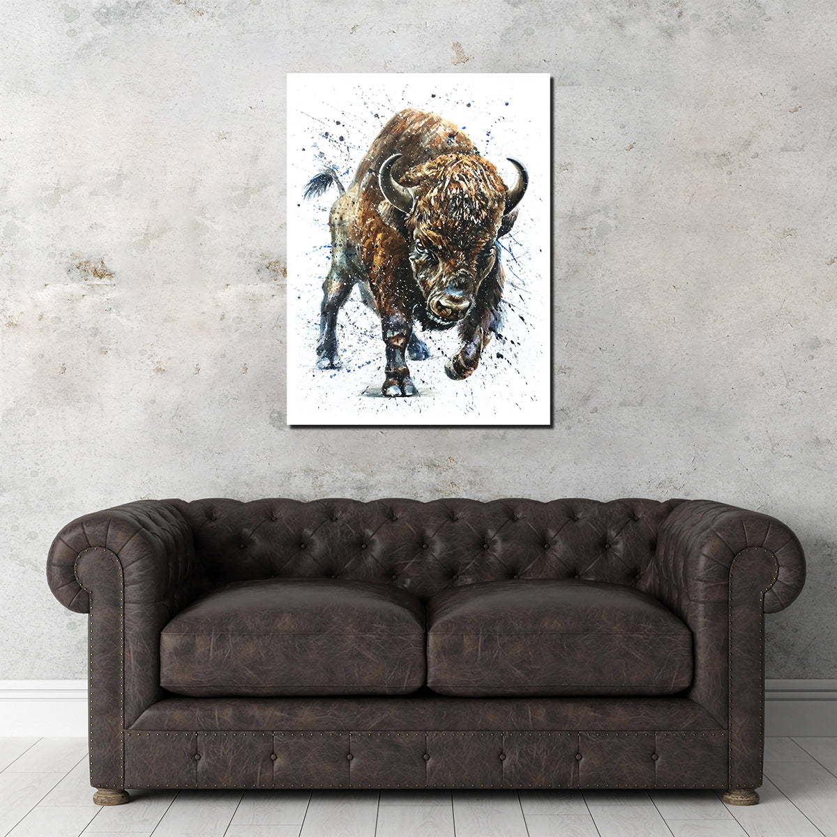 Exquisite Buffalo Painting Wall Art for Stunning Home Decor