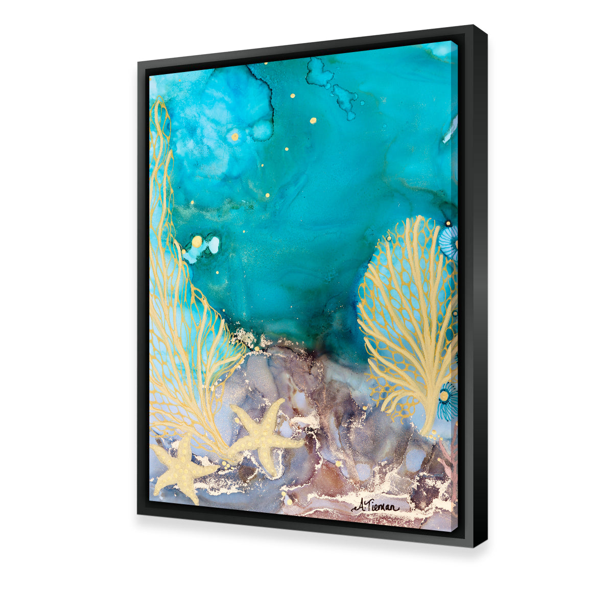 Stunning Turquoise Waters Wall Art by Amy Tieman