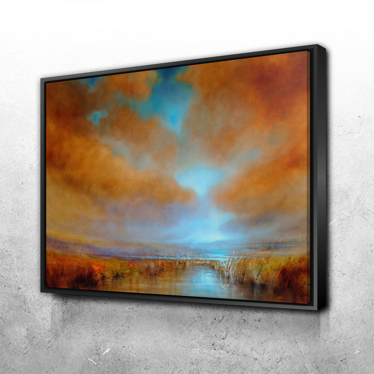 Farben Des Lichts Wall Art - Stunning Sustainable Pine Wood Framed Canvas Prints