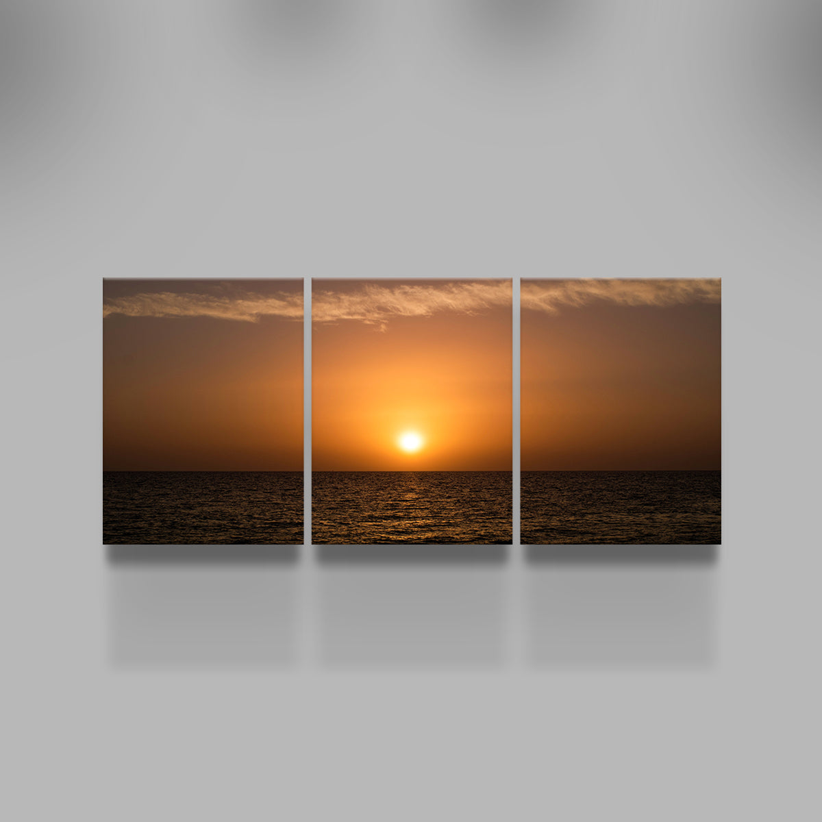 Stunning Marina di Pisa Sunset 2 Wall Art by George Sorin