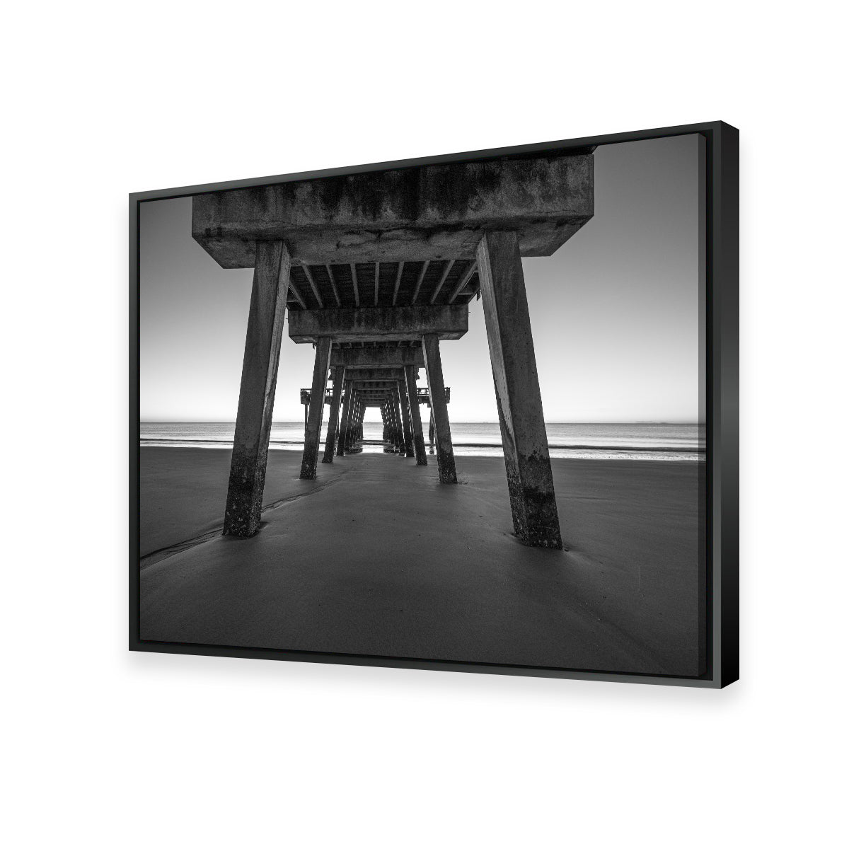 Stunning Tybee Island Black & White Wall Art by Barry Pack