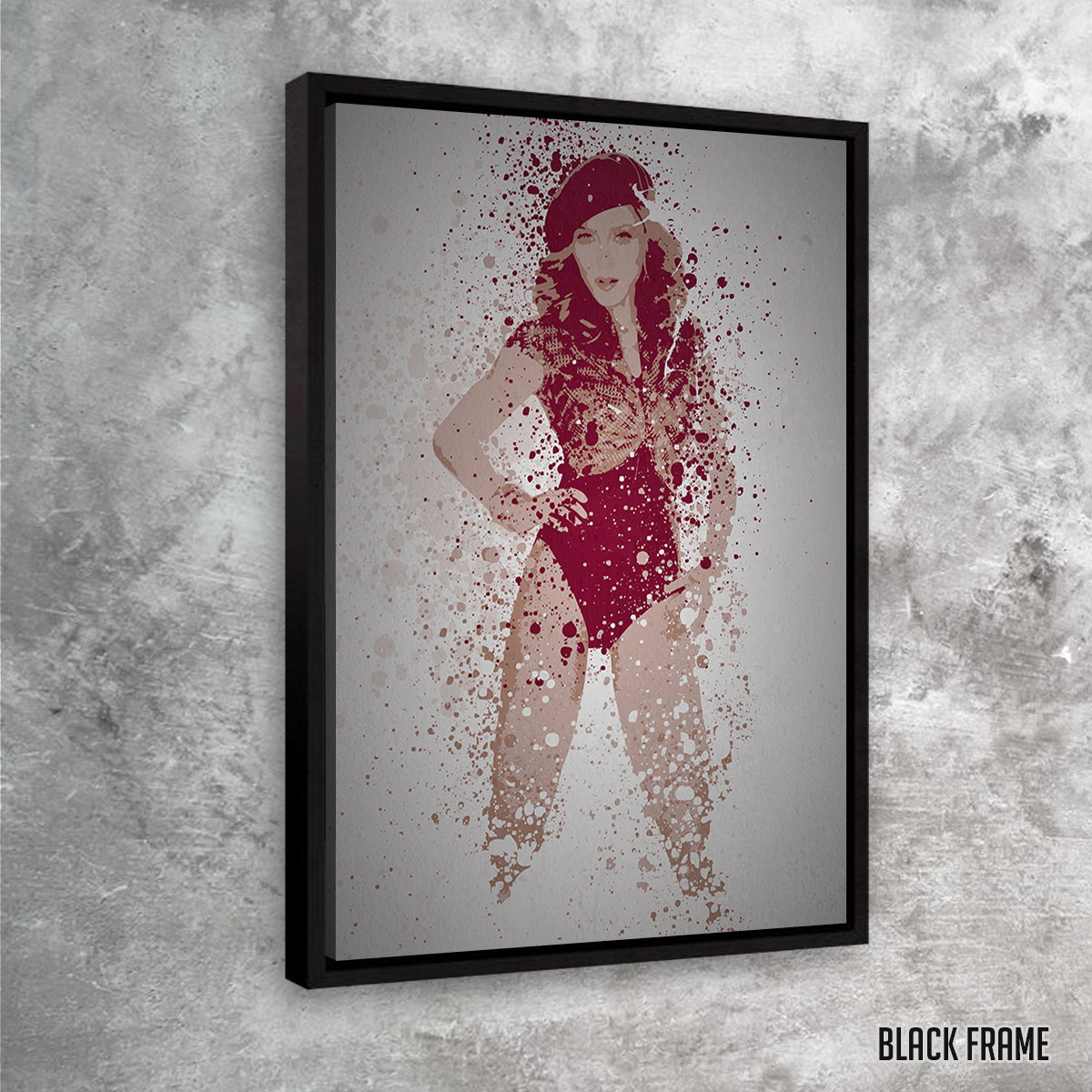Stunning Material Girl Wall Art by TM Creative Design