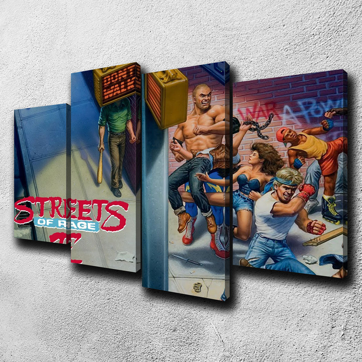 Stunning Streets of Rage 2 Wall Art for Gamers' Decor