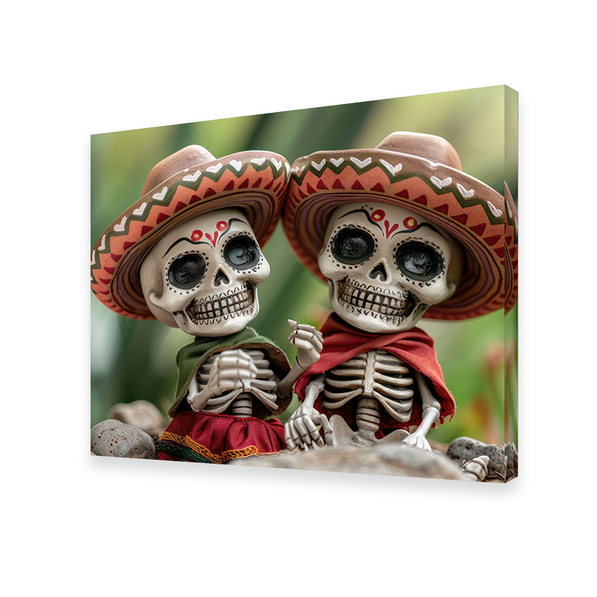 Festive and Eye - catching Skeleton Figurines Wall Art for Home Decor