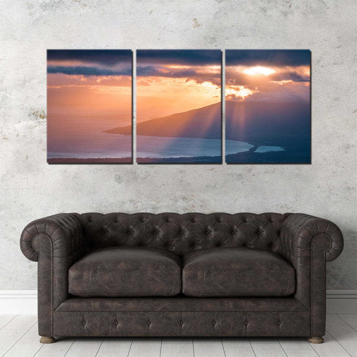 Exquisite Maui Sun Rays Wall Art by Lucas Moore