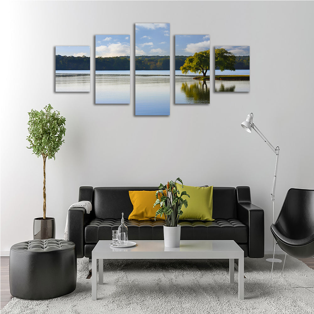 Stunning Willow Tree On The Tennessee River Wall Art for Your Home Decor