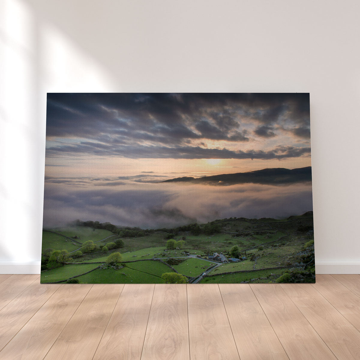 Stunning Fields of Snowdonia Wall Art by Mike Cotton