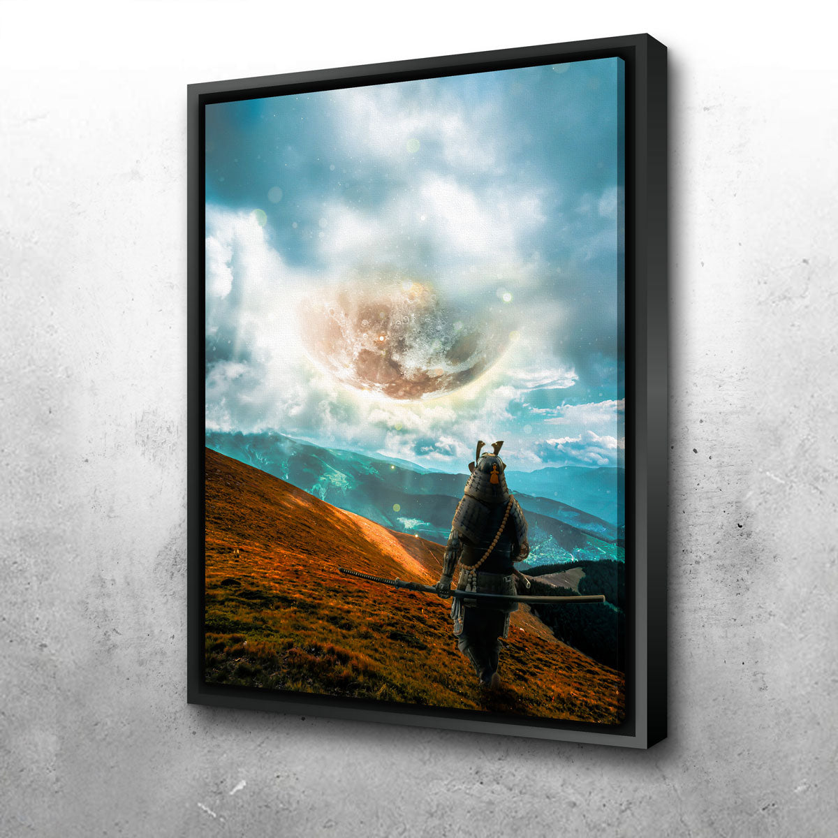 Enchanting Falling Moon Wall Art - A Captivating Decor Piece