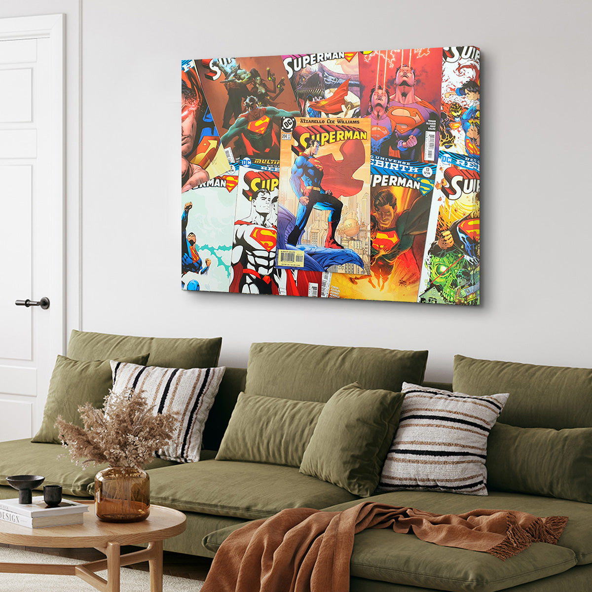 Stunning Superman Comic Books Wall Art for Your Home Decor