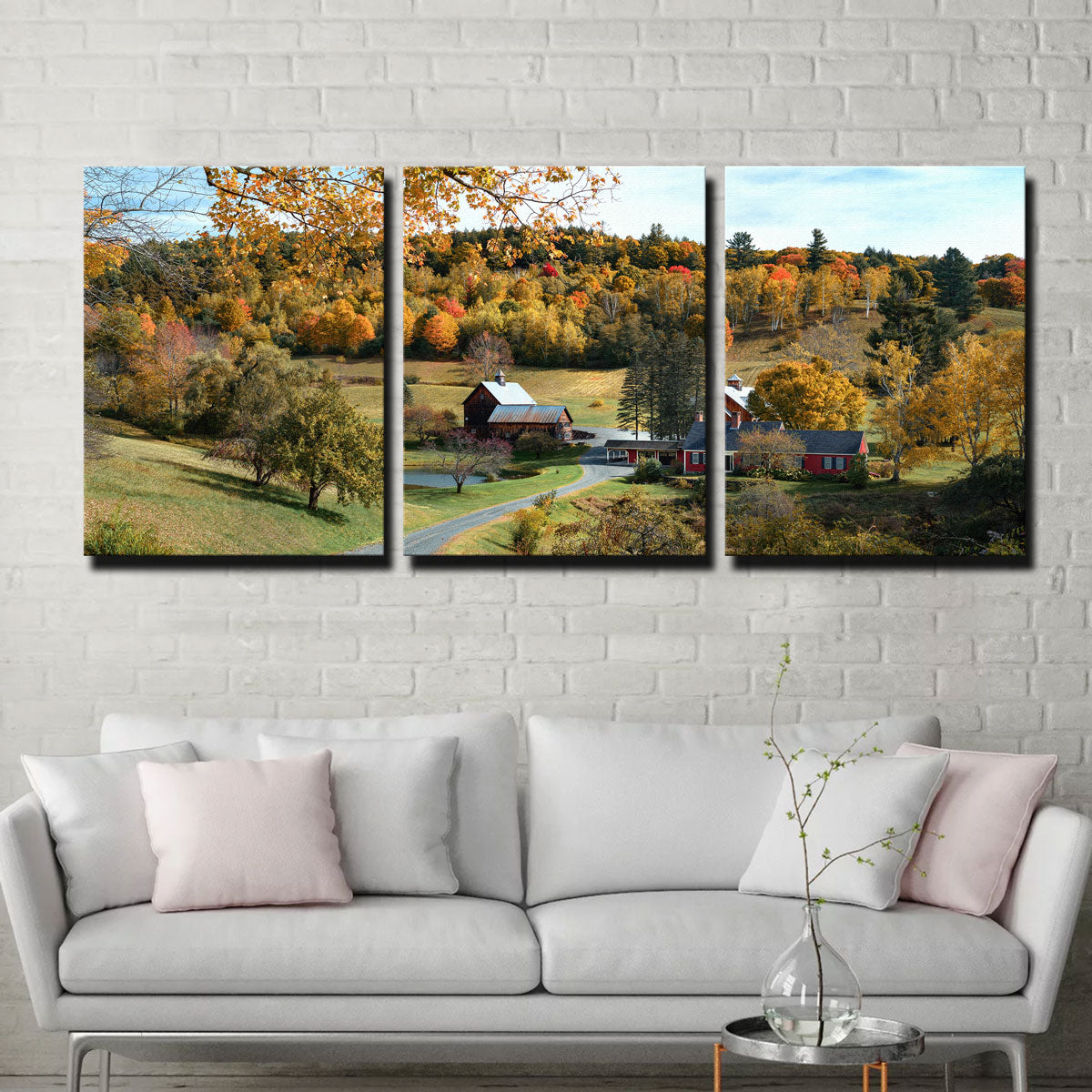 Exquisite Woodstock Farmstead Wall Art by Shaun Mayer