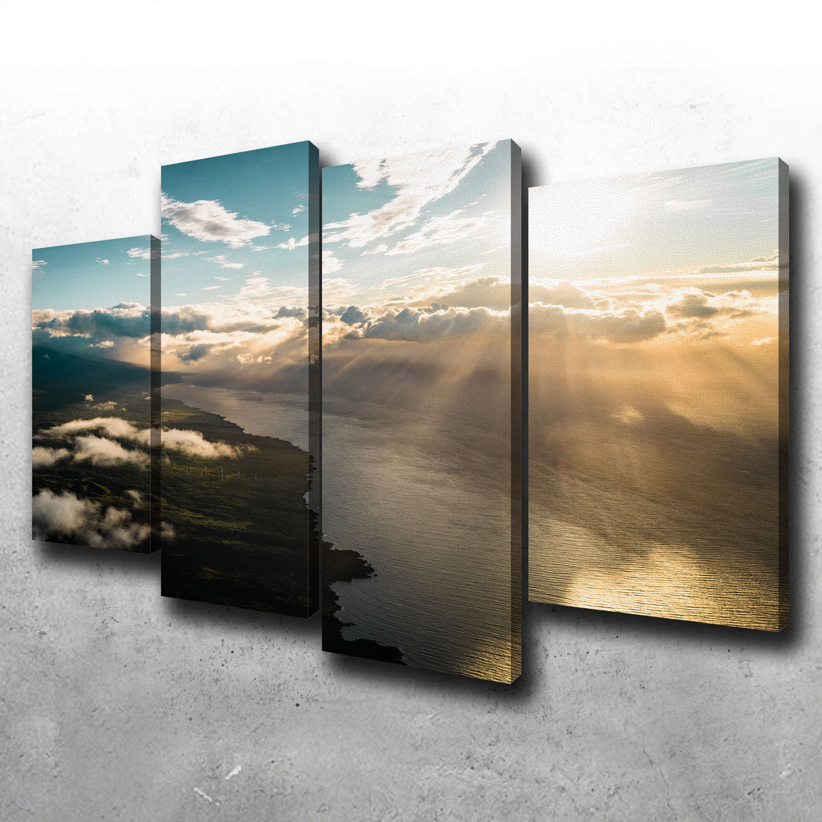 Breathtaking Maui From Above Wall Art by Lucas Moore