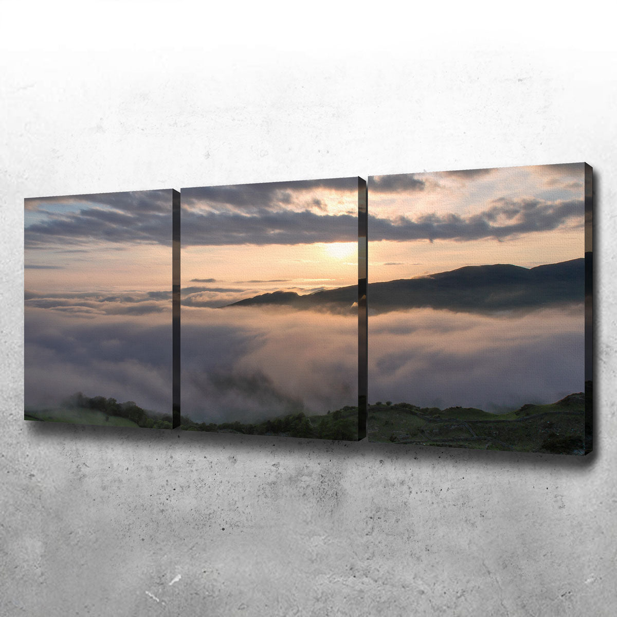 Stunning Fields of Snowdonia Wall Art by Mike Cotton