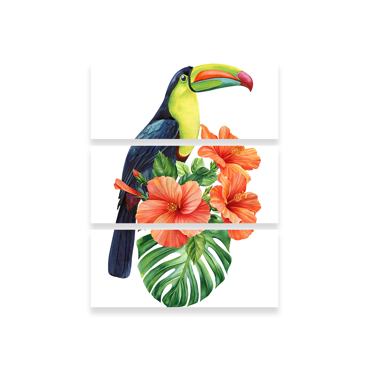 Stunning Toucan Vintage Orange Wall Art for Decorative Appeal