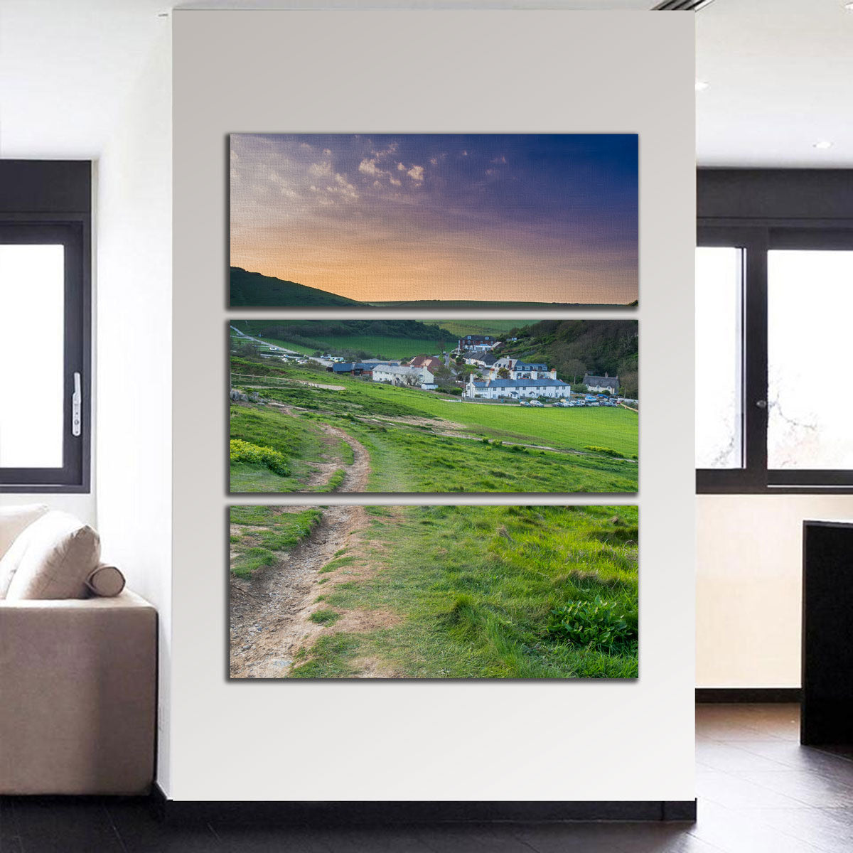 Exquisite Lulworth Cove Wall Art by Mike Cotton
