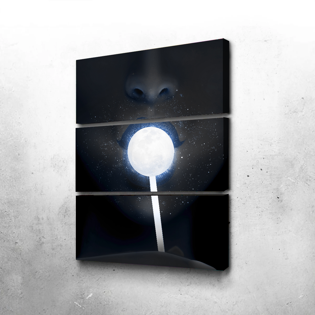 Exquisite Mooncandy Wall Art by Ibrahim Saifee