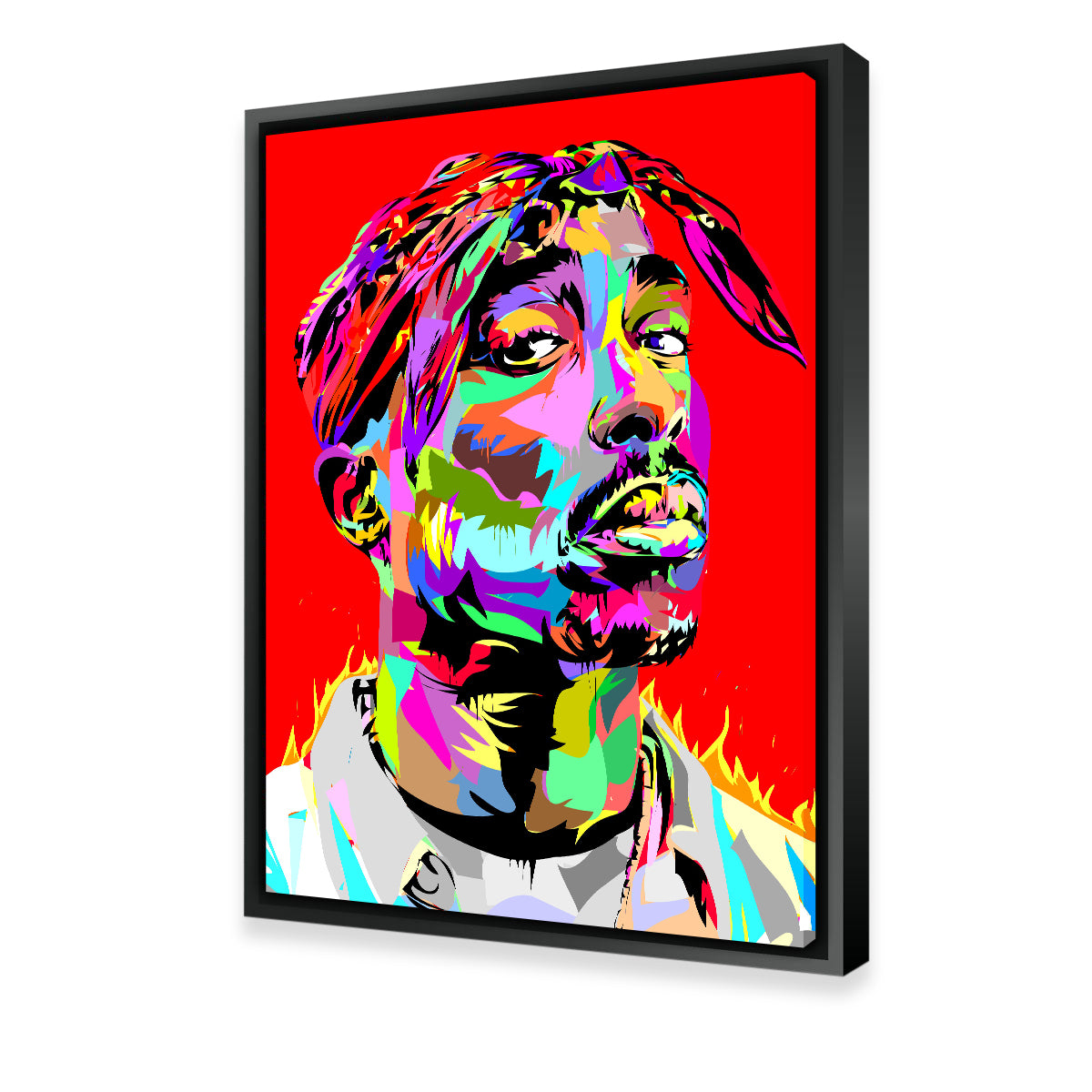 Stunning Tupac Red Wall Art for Your Home Decor