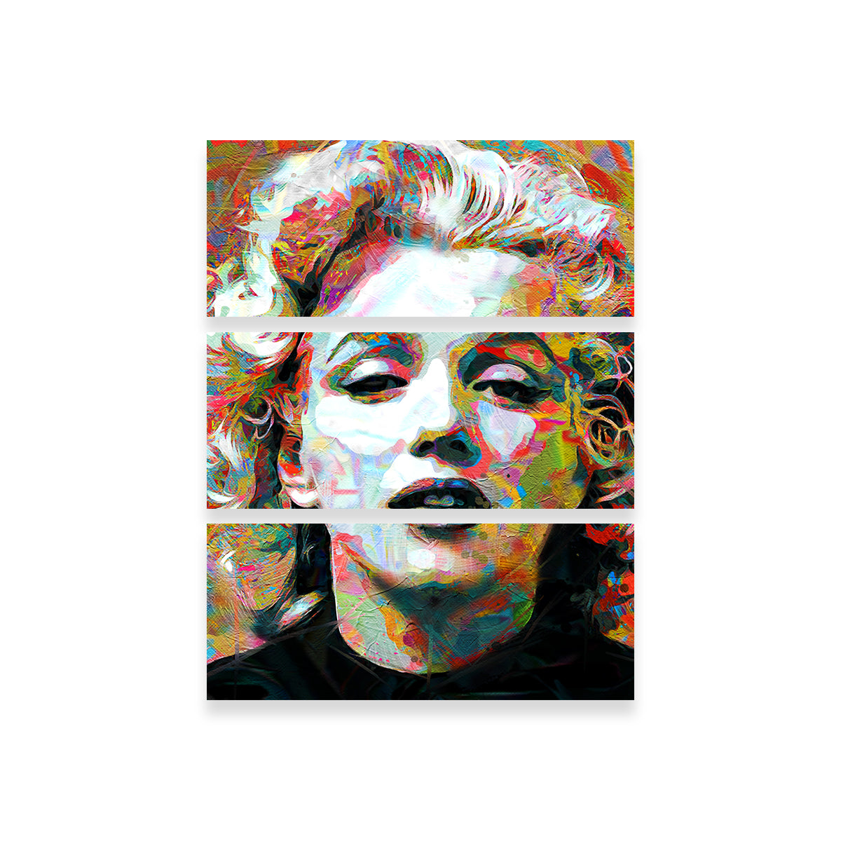 Exquisite Marilyn Paint Wall Art by Stephen Chambers