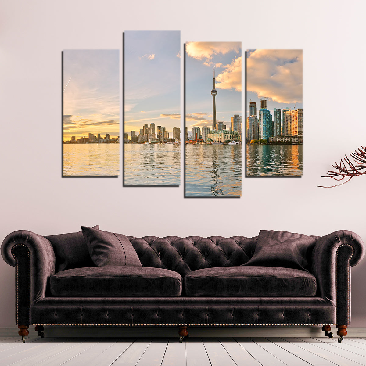 Stunning Toronto Sunset Wall Art for Home Decor