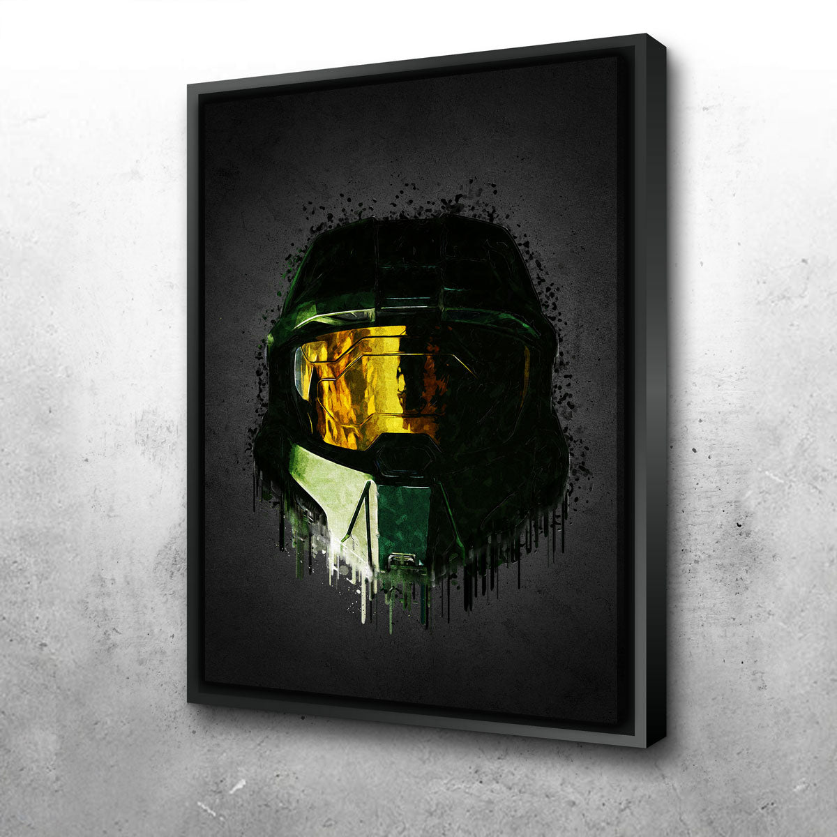Stunning Master Chief Portrait Wall Art by Gab Fernando