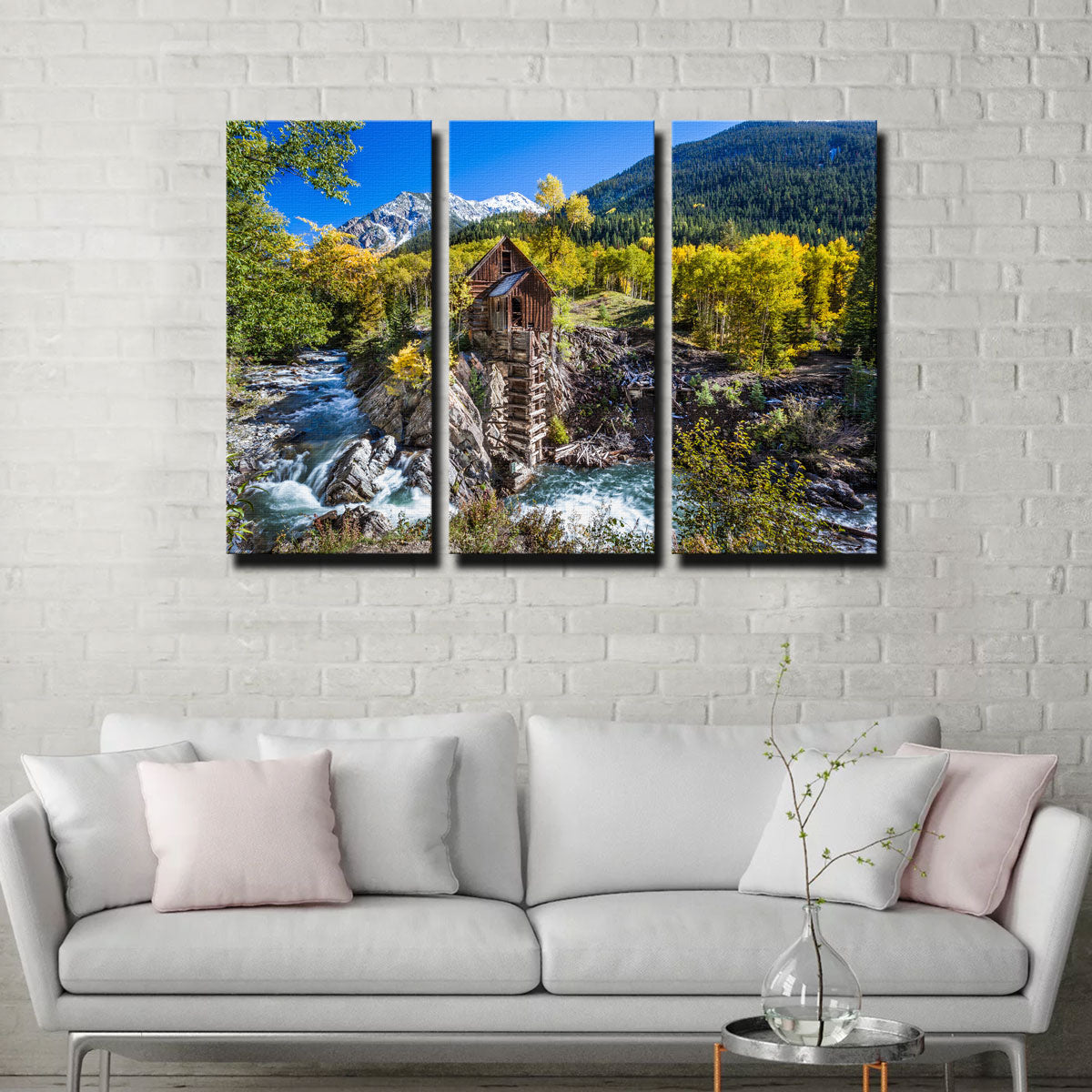 Exquisite Crystal Mill Wall Art - Museum-Quality Canvas Print