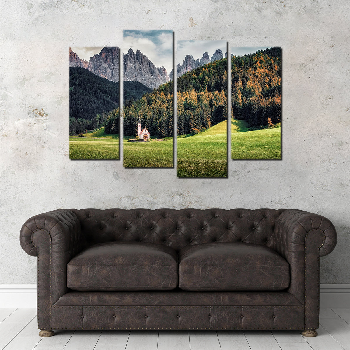 Exquisite Val Di Funes Wall Art by Manjik Pictures