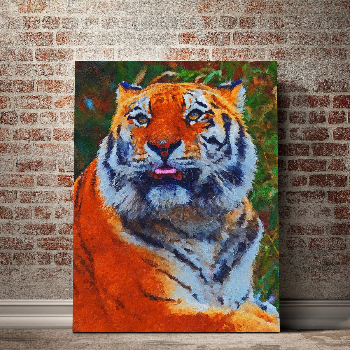 Stunning Tiger 1 Painting Wall Art by Gab Fernando