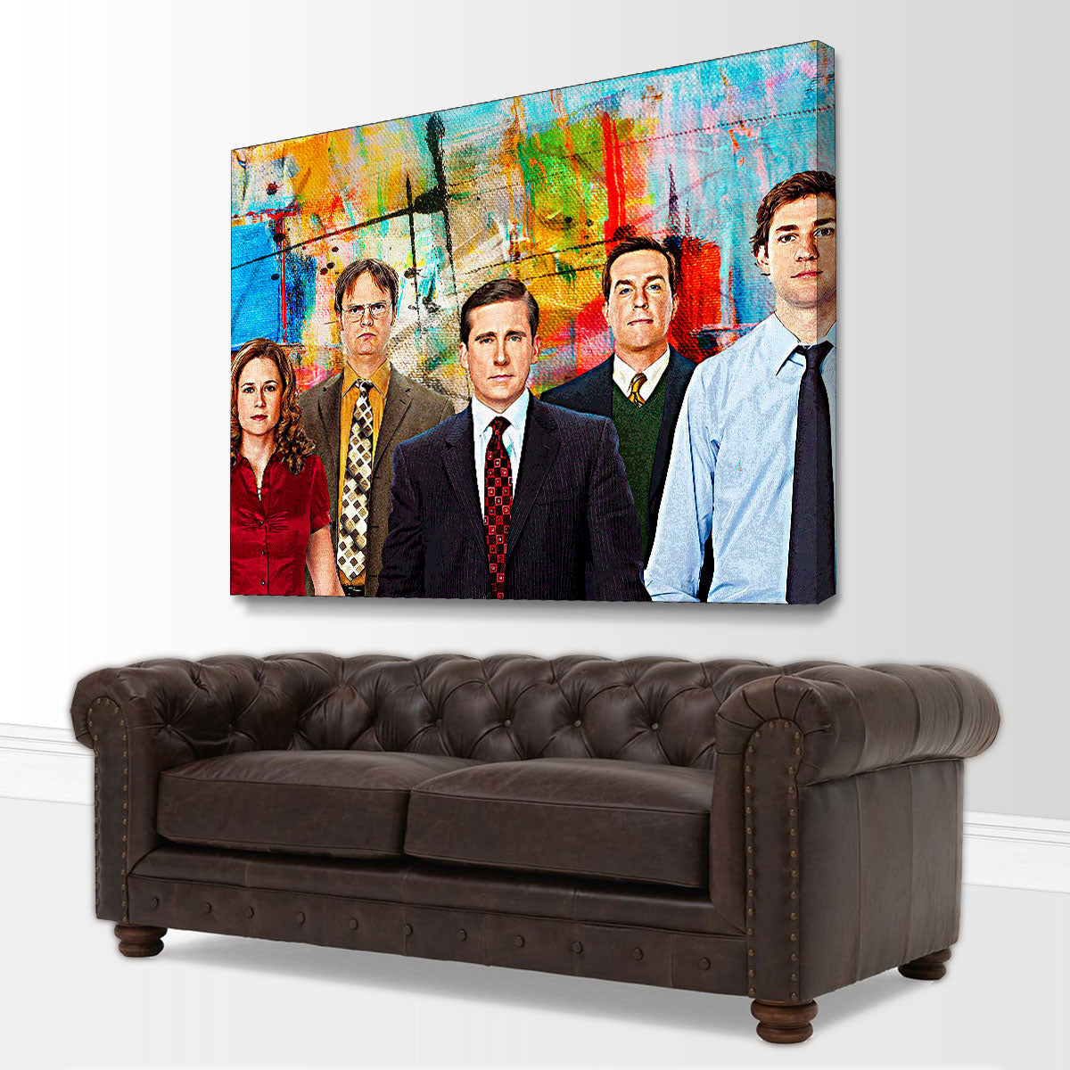 Exquisite The Office Wall Art - Sustainable Pine Wood Framed Museum Quality Canvas