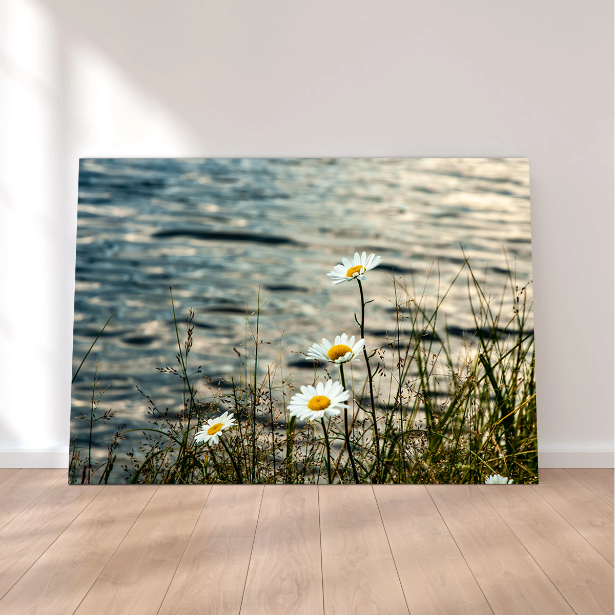 Stunning Lake Flowers Wall Art by Kyle Sherry