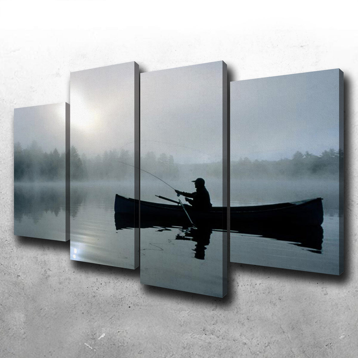 Stunning Fishing Boat Canvas Wall Art for Home Decor