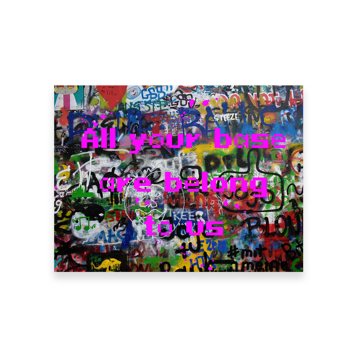 Trending Video Game Meme Wall Art by Stephen Chambers