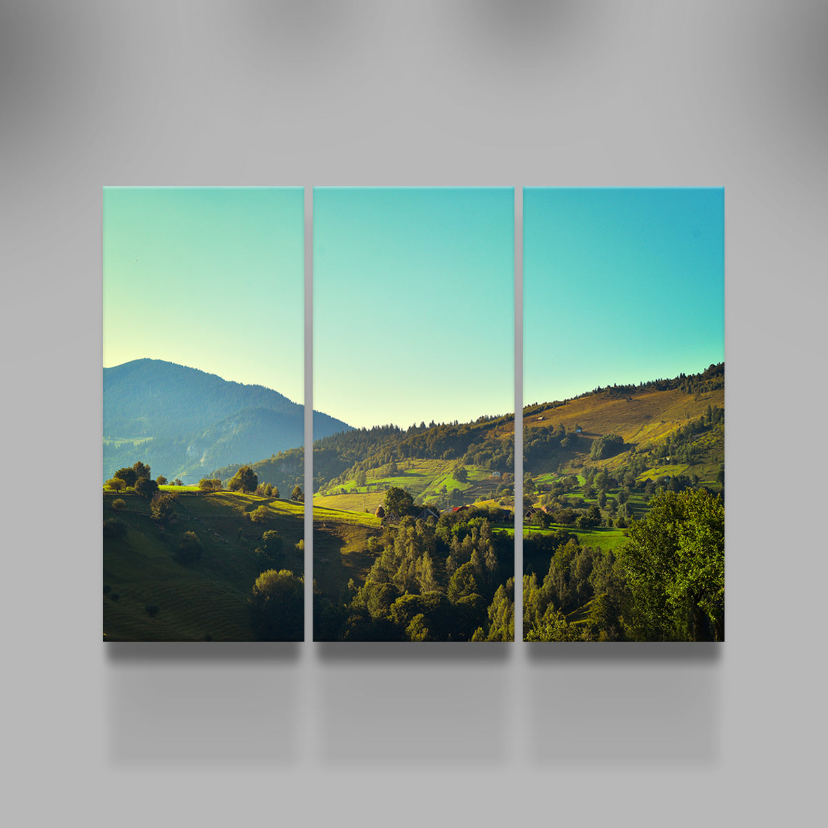 Exquisite 'Sunshine on Magura, Romania' Wall Art for Your Home Decor