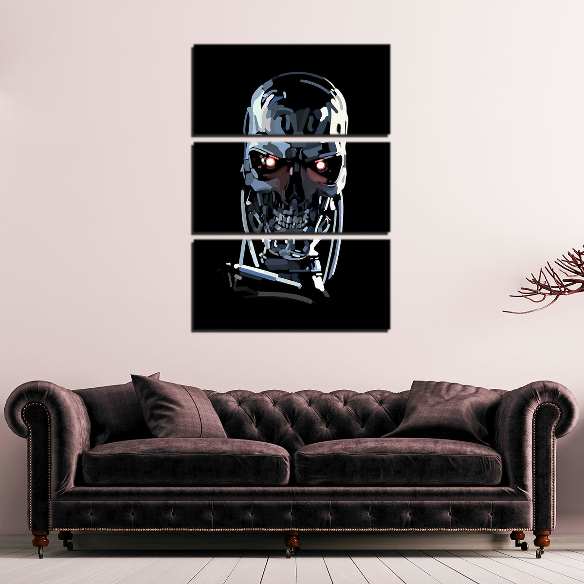 Stunning T800 Skull Wall Art by Andy Brackpool