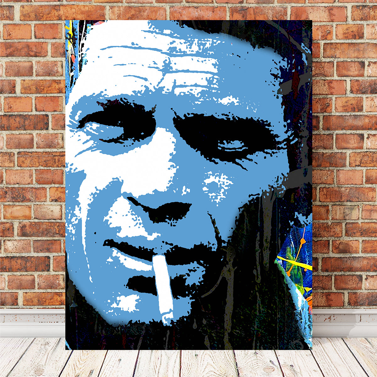 Le Mans McQueen Wall Art by Stephen Chambers - Museum-Quality Canvas Print