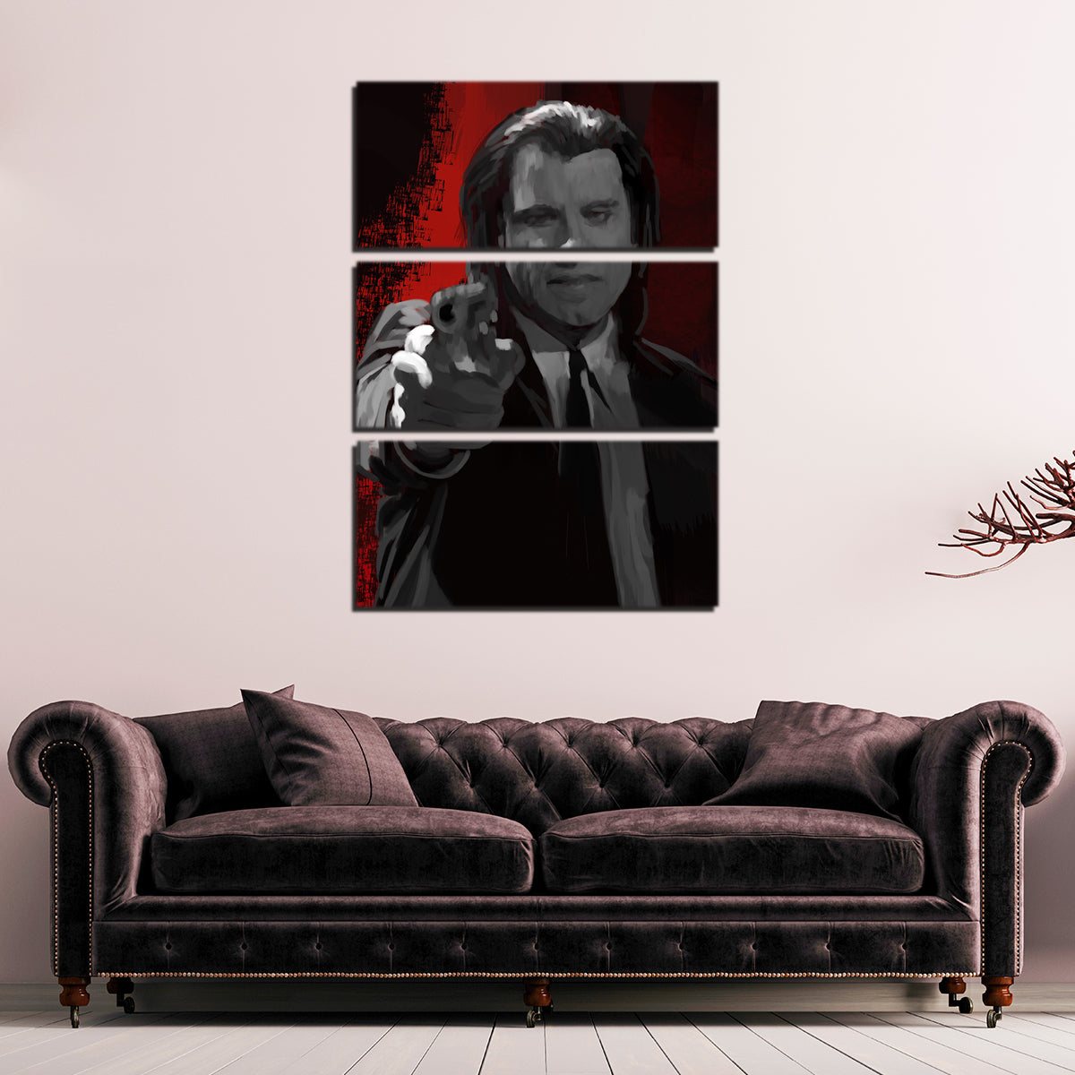 Stunning Vincent Sees Red Wall Art by Andy Brackpool