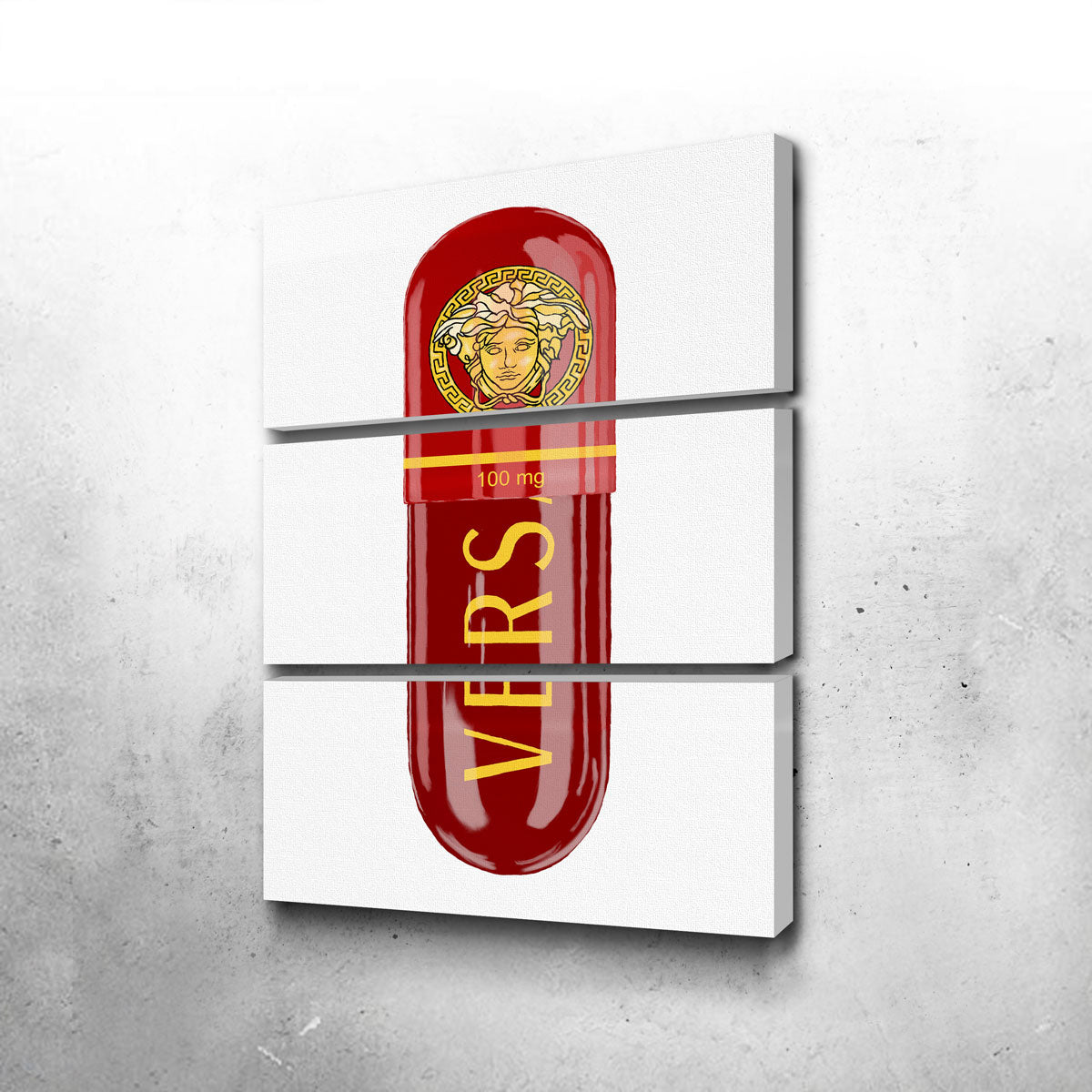 Exquisite Versace Eros Flame 100MG Wall Art by Elias Mikael