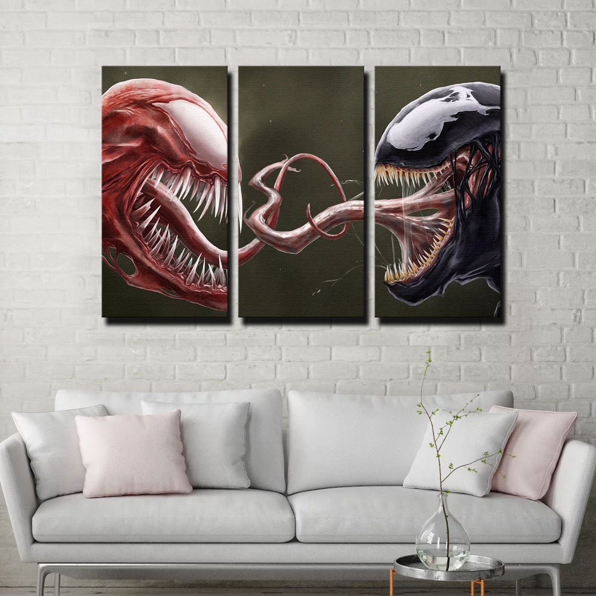 Epic Venom vs. Carnage Wall Art for Comic Fans