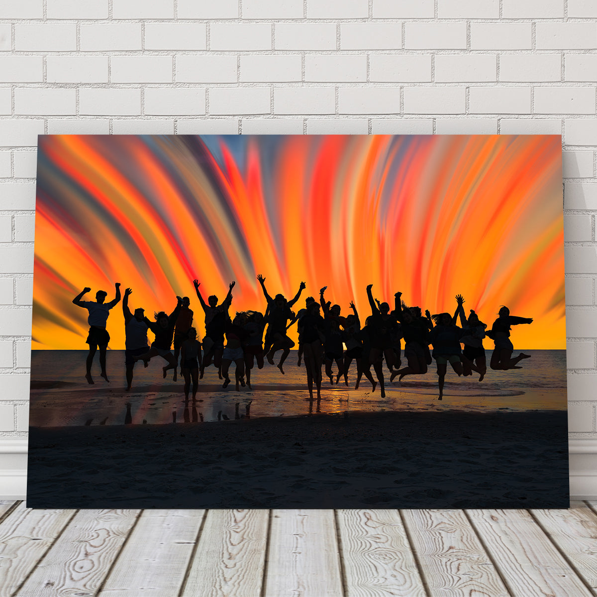 Eye-Catching 'When I Say Jump' Wall Art by Eileen Rollin