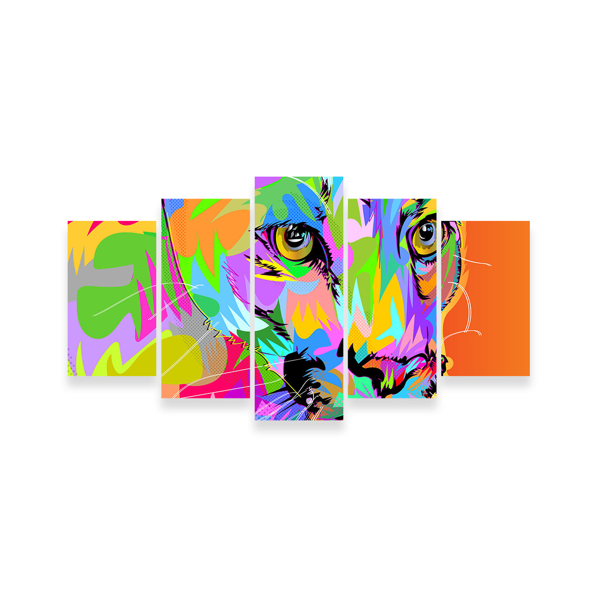 Vibrant Colorful Panther Wall Art for Stunning Decor