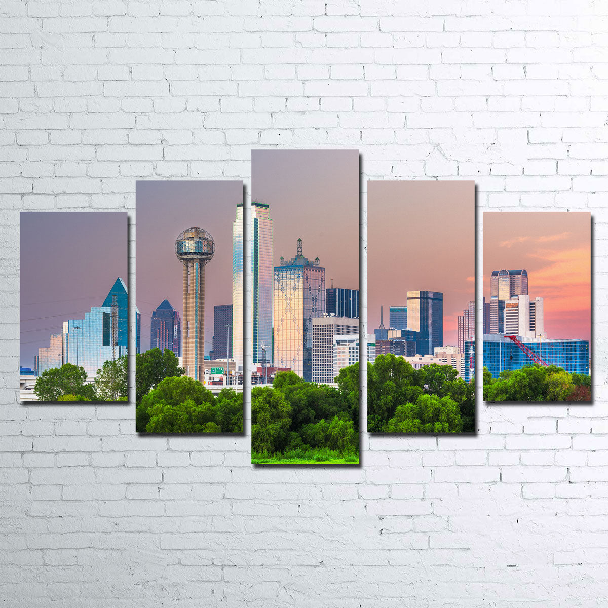 Gorgeous Dallas Skyline Wall Art for Stunning Home Decor