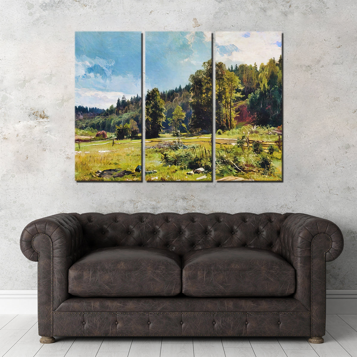 Stunning Meadow at the Forest Edge Wall Art by Denise Dundon