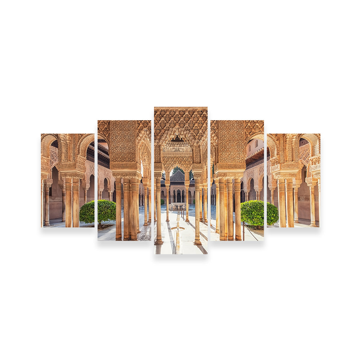 Enchanting Sunlight in the Alhambra Wall Art - Captivating Decor Piece