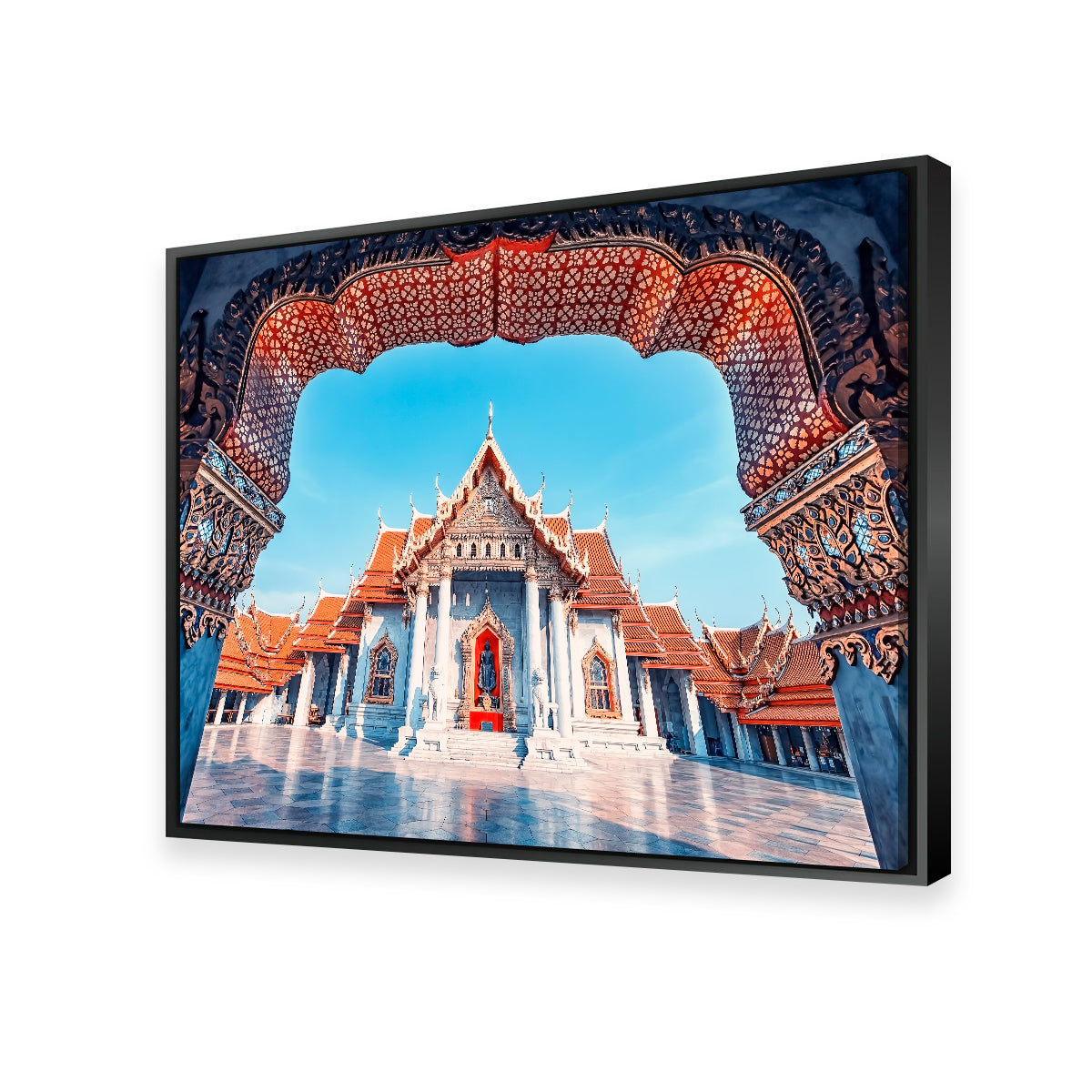 Exquisite Marble Temple Wall Art by Manjik Pictures