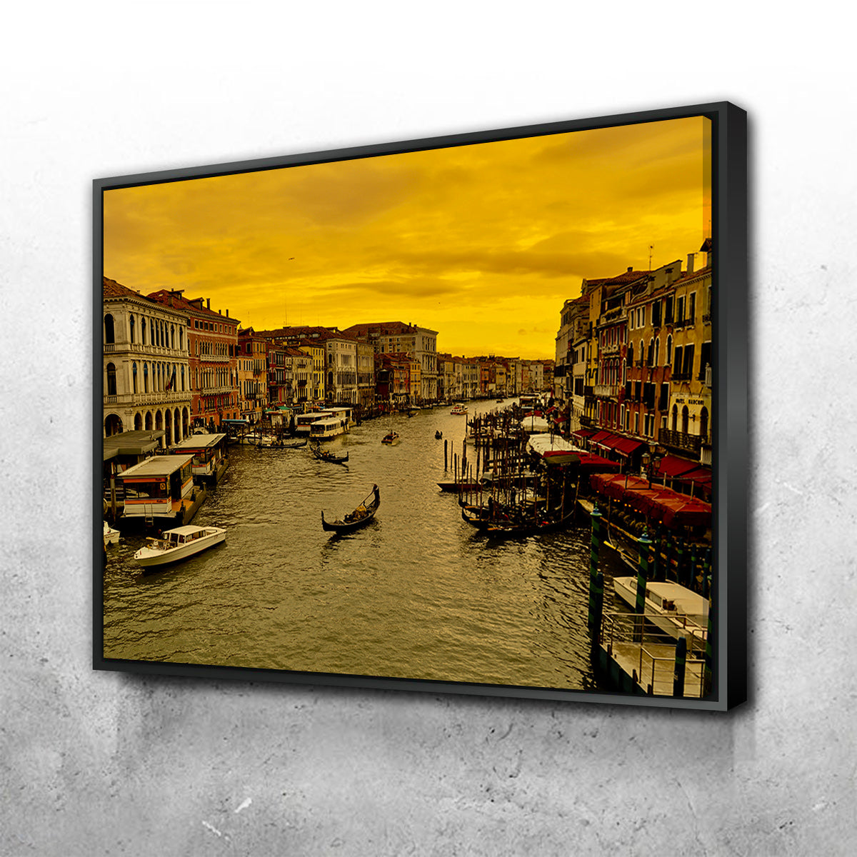 Exquisite Venice Gondola Wall Art by David Campbell